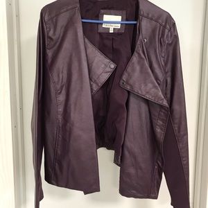 Vegan leather jacket